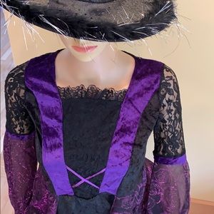 Halloween Purple Witch Costume